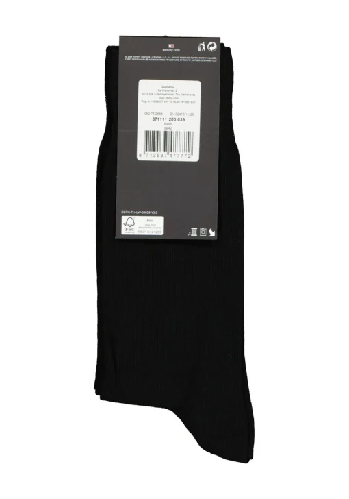 Tommy Hilfiger Classic Socks (2-pack), herensokken katoen, zwart