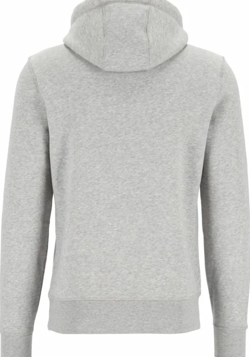 Tommy Hilfiger Core Tommy logo hoody, regular fit heren sweathoodie, grijs melange