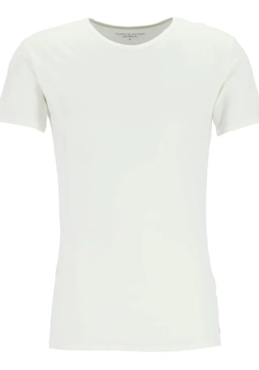 Tommy Hilfiger Cotton stretch T-shirts (3-pack), heren T-shirt V-hals, zwart, grijs en wit