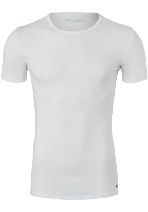 Tommy Hilfiger Cotton stretch T-shirts (3-pack), heren T-shirts O-hals, wit