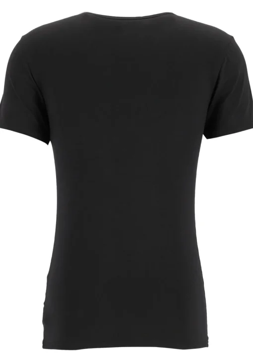 Tommy Hilfiger Cotton stretch T-shirts (3-pack), heren T-shirt V-hals, zwart, grijs en wit