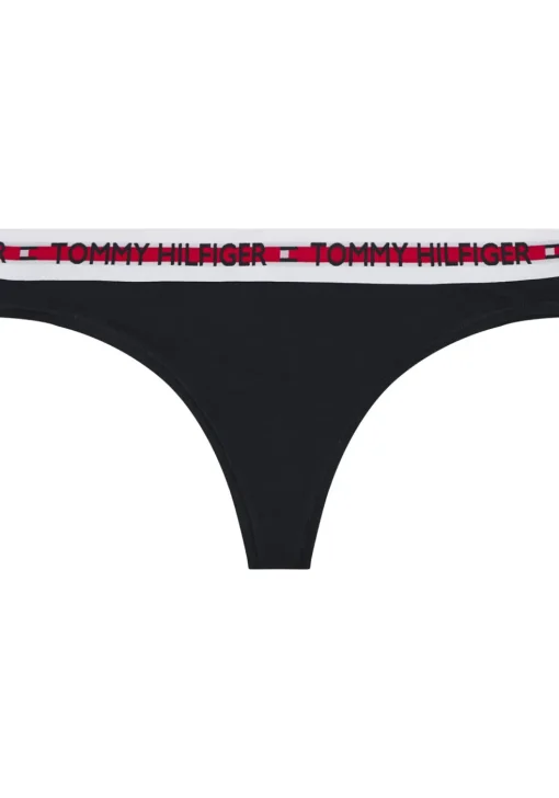 Tommy Hilfiger dames Nature Tech string (1-pack), blauw Desert Sky