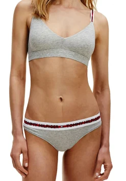Tommy Hilfiger dames Nature Tech string (1-pack), grijs melange Mid Grey Heather
