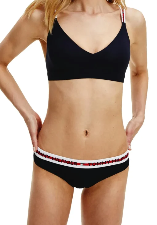 Tommy Hilfiger dames Nature Tech bikini slip (1-pack), blauw Desert Sky