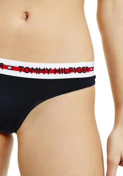 Tommy Hilfiger dames Nature Tech string (1-pack), blauw Desert Sky