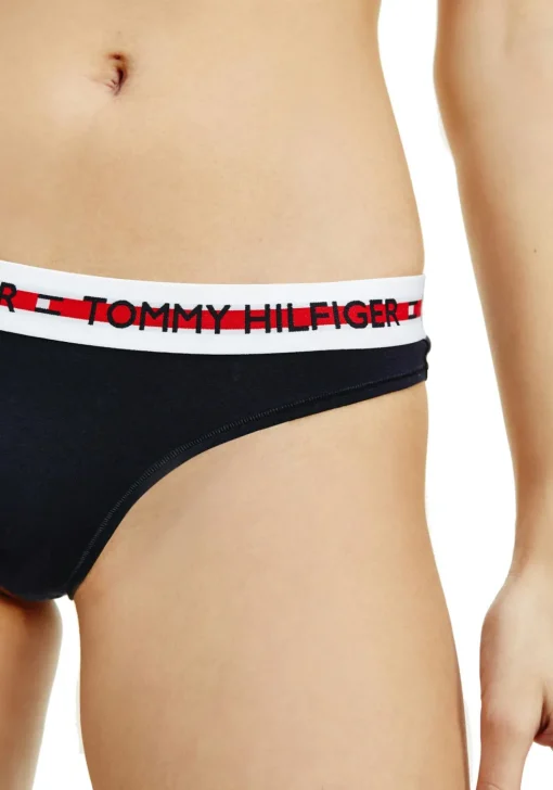Tommy Hilfiger dames Nature Tech string (1-pack), blauw Desert Sky