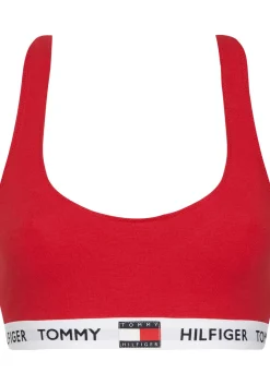 Tommy Hilfiger dames Tommy 85 bralette, katoen ongevoerd, rood