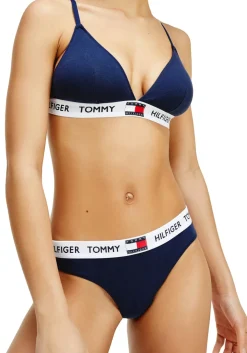 Tommy Hilfiger dames Tommy 85 string (1-pack), blauw