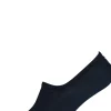 Tommy Hilfiger damessokken Footie (2-pack), onzichtbare sneakersokken katoen, donkerblauw