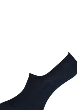 Tommy Hilfiger damessokken Footie (2-pack), onzichtbare sneakersokken katoen, donkerblauw