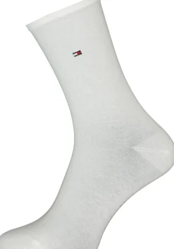 Tommy Hilfiger damessokken Casual (2-pack), uni katoen, wit