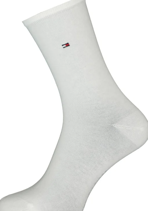 Tommy Hilfiger damessokken Casual (2-pack), uni katoen, wit