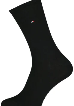 Tommy Hilfiger damessokken Casual (2-pack), uni katoen, zwart