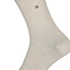 Tommy Hilfiger damessokken Casual (2-pack), uni katoen, licht beige melange
