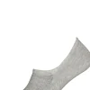 Tommy Hilfiger damessokken Footie (2-pack), onzichtbare sneakersokken katoen, grijs melange