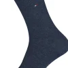 Tommy Hilfiger damessokken Casual (2-pack), uni katoen, jeansblauw
