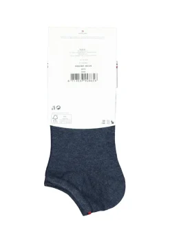 Tommy Hilfiger damessokken Sneaker (2-pack), korte enkelsok katoen, jeansblauw