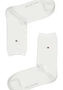 Tommy Hilfiger damessokken Casual (2-pack), uni katoen, wit