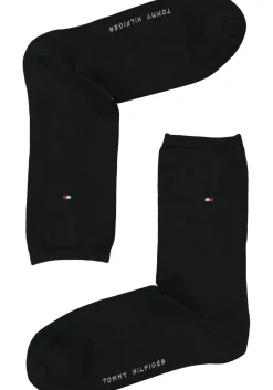Tommy Hilfiger damessokken Casual (2-pack), uni katoen, zwart