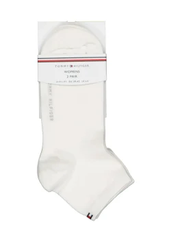 Tommy Hilfiger damessokken Casual Short (2-pack), korte sokken katoen, wit