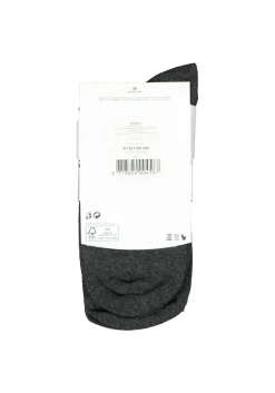 Tommy Hilfiger damessokken Casual (2-pack), uni katoen, antraciet melange