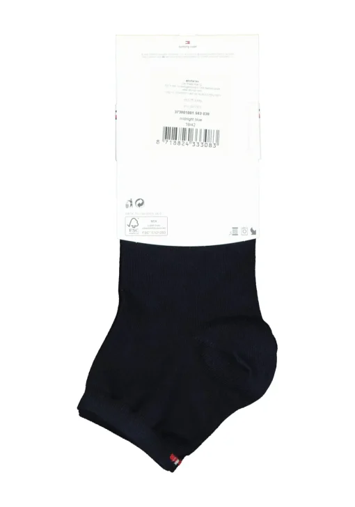 Tommy Hilfiger damessokken Casual Short (2-pack), korte sokken katoen, donkerblauw