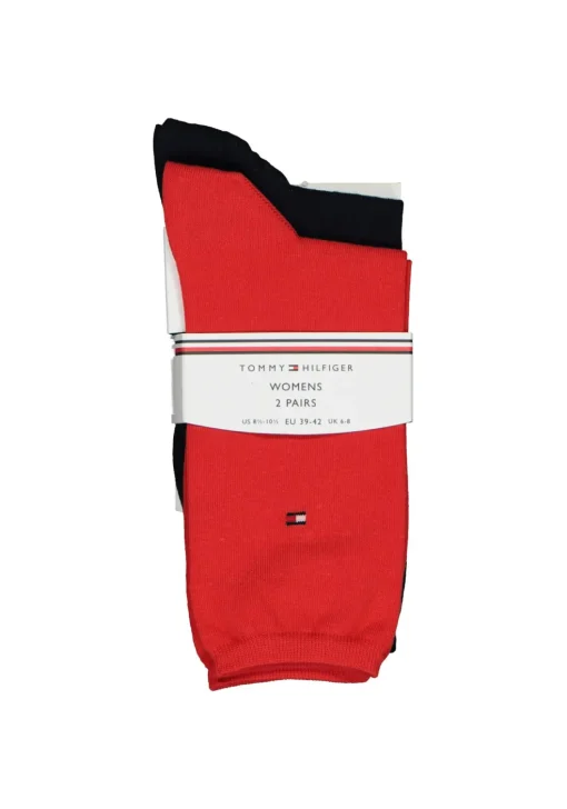Tommy Hilfiger damessokken Casual (2-pack), uni katoen, Tommy rood en blauw
