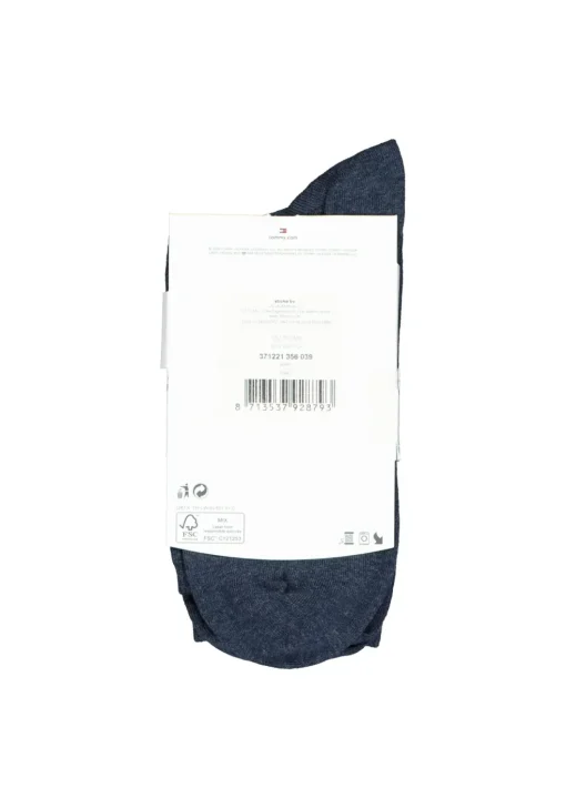 Tommy Hilfiger damessokken Casual (2-pack), uni katoen, jeansblauw