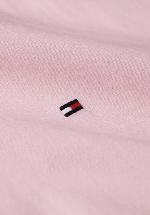 Tommy Hilfiger Flex Poplin Regular Fit Shirt, korte mouw, popeline, roze