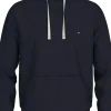 Tommy Hilfiger heren hoodie katoen, donkerblauw