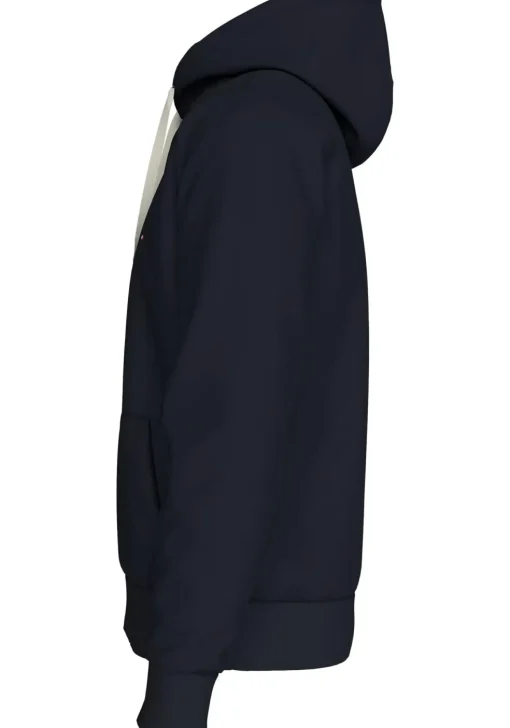 Tommy Hilfiger heren hoodie katoen, donkerblauw