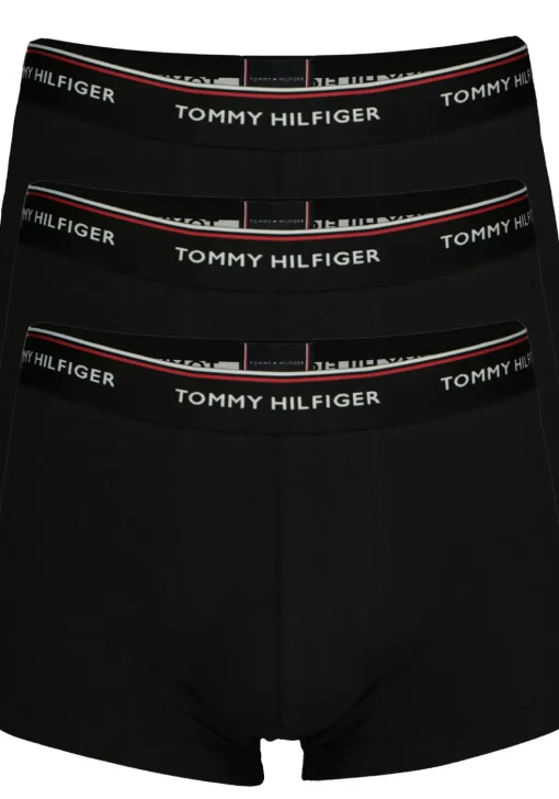 Tommy Hilfiger low rise trunk (3-pack), lage heren boxers kort, zwart