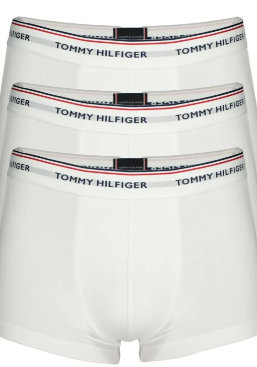 Tommy Hilfiger low rise trunk (3-pack), lage heren boxers kort, wit