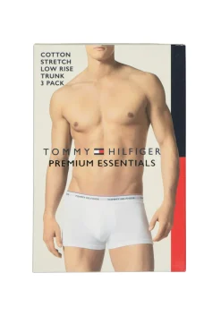 Tommy Hilfiger low rise trunk (3-pack), lage heren boxers kort, wit