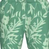 Tommy Hilfiger Medium Drawstring swimshort, heren zwembroek, groen met lichtgroene bloemen print