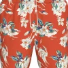 Tommy Hilfiger Medium Drawstring swimshort, heren zwembroek, warm oranje met bloemen print