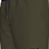Tommy Hilfiger Medium Drawstring swimshort, heren zwembroek, army groen met blauwe band