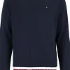 Tommy Hilfiger Nature Tech sweatshirt, heren trui O-hals, middeldik, blauw