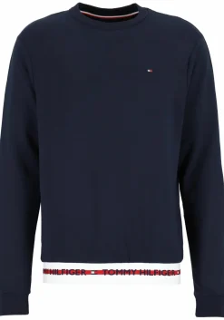 Tommy Hilfiger Nature Tech sweatshirt, heren trui O-hals, middeldik, blauw