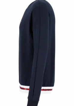 Tommy Hilfiger Nature Tech sweatshirt, heren trui O-hals, middeldik, blauw