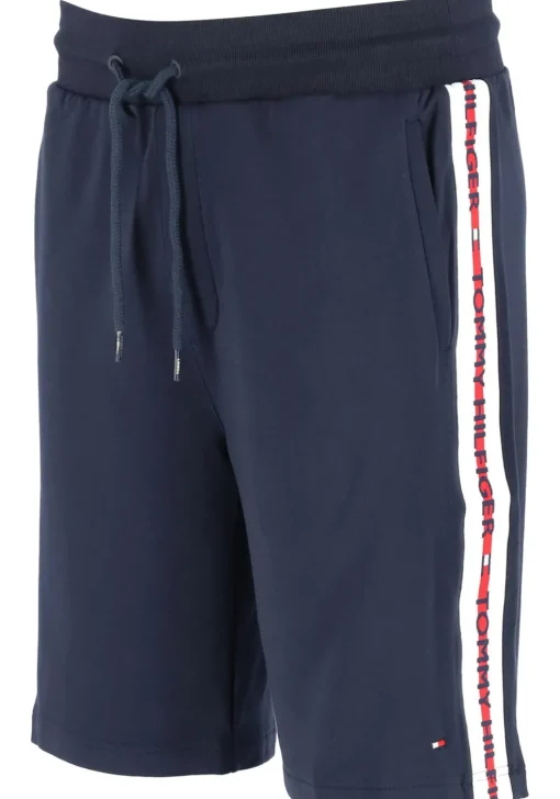 Tommy Hilfiger Nature Tech track pant, heren joggingbroek kort, normale dikte, blauw