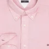 Tommy Hilfiger Pigment Dyed Regular Fit Shirt, popeline, roze