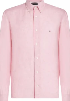 Tommy Hilfiger Pigment Dyed Regular Fit Shirt, popeline, roze
