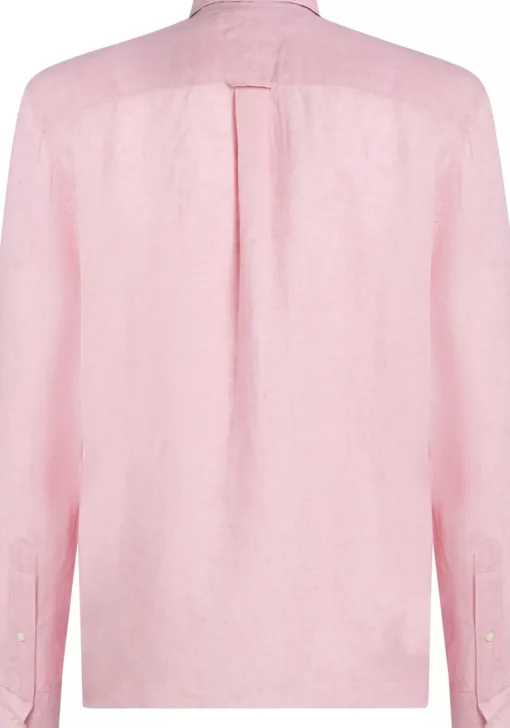 Tommy Hilfiger Pigment Dyed Regular Fit Shirt, popeline, roze