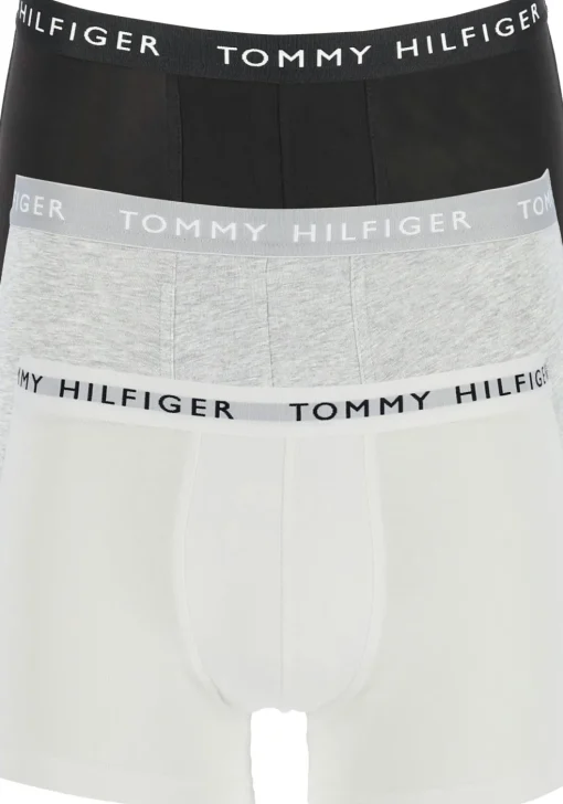 Tommy Hilfiger Recycled Essentials trunks (3-pack), wit, grijs en zwart
