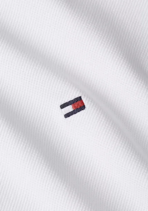 Tommy Hilfiger RWB Collar Regular Polo, heren poloshirt, wit