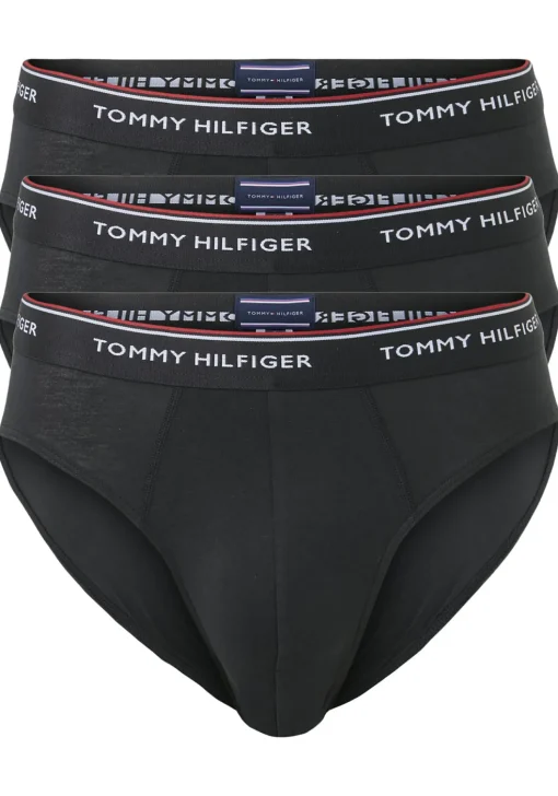 Tommy Hilfiger slips (3-pack), heren slips zonder gulp, zwart