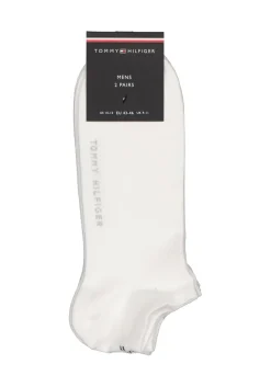 Tommy Hilfiger Sneaker Socks (2-pack), heren enkelsokken katoen, wit