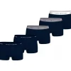 Tommy Hilfiger trunk (5-pack), heren boxers normale lengte, blauw met gekleurde tailleband