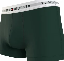 Tommy Hilfiger trunk (3-pack), heren boxers normale lengte, groen, lichtgroen, blauw